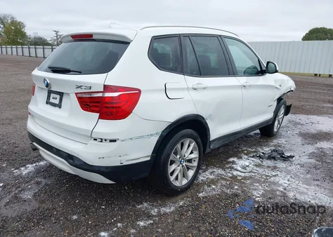 2016 BMW X3 Sdrive28I из США, поврежденный, VIN 5UXWZ7C57G0T43154